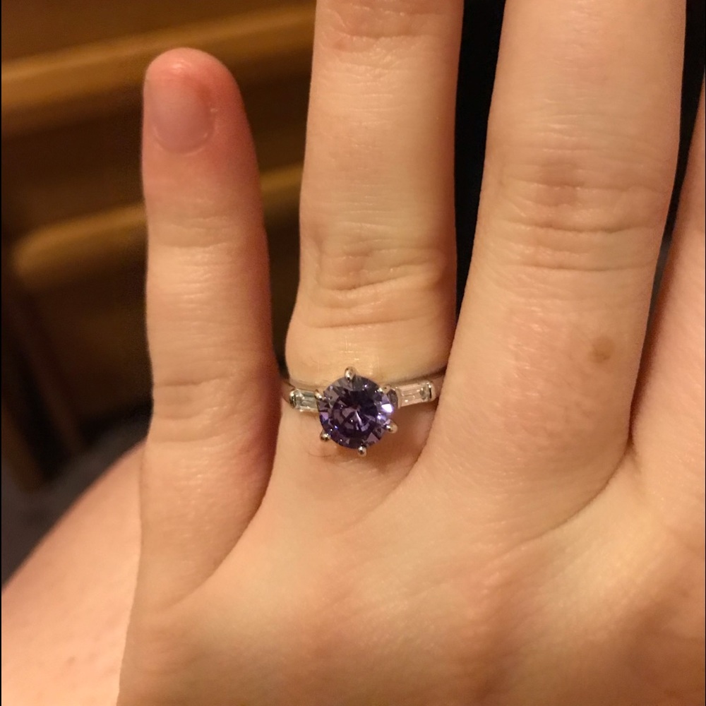 Soft purple color ring